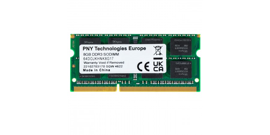 PNY 8GB DDR3L SODIMM PC3-12800 1600MHz 1,35V CL11