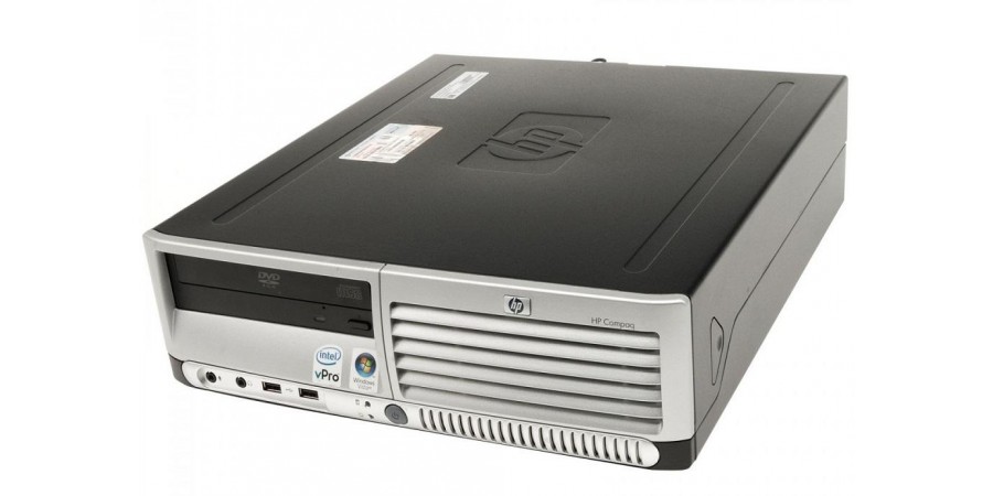 HP DC7700 CORE 2 DUO 2400 Intel(R) Q965/Q963 (256MB) 3072 (DDR2) 80GB (SATA) DVDRW WIN 7 PRO SFF