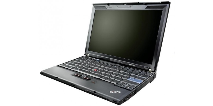 LENOVO ThinkPad X200 CORE 2 DUO 2260 12,1 TFT (1280x800) BAT BRAK KLASA II 4096 120GB SSD WIN 7 PRO MOD LAN SD KAM WIFI BT