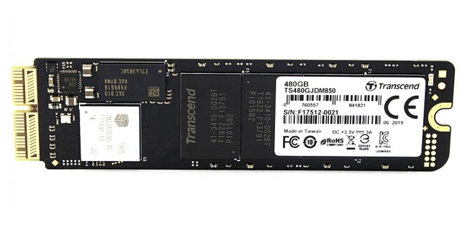 Transcend JetDrive 850 for Apple 480GB, PCIe SSD for Mac M13-M15