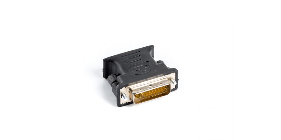 Adapter Lanberg AD-0012-BK DVI-I (M)(24+5) Dual Link -> VGA (F) czarny