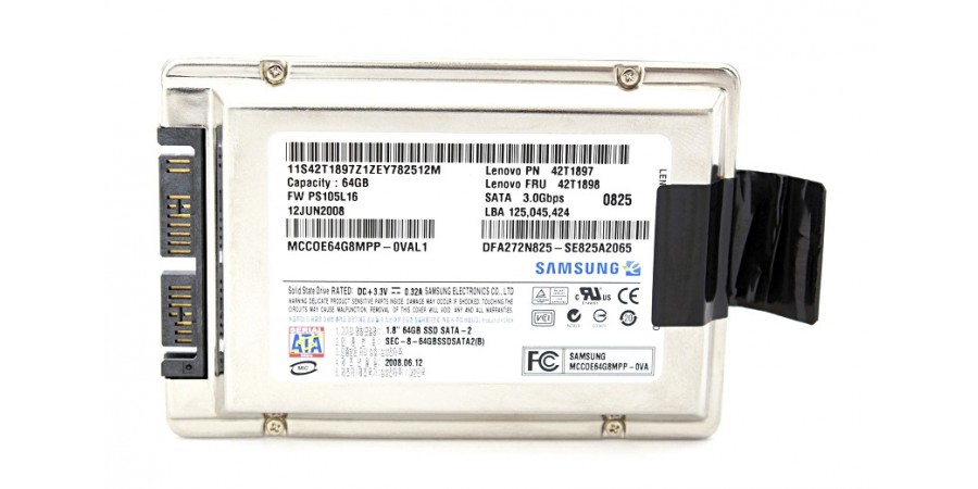 DYSK SSD MMCRE64G8MPP-0VAL1 64GB micro-SATA 1,8" Samsung