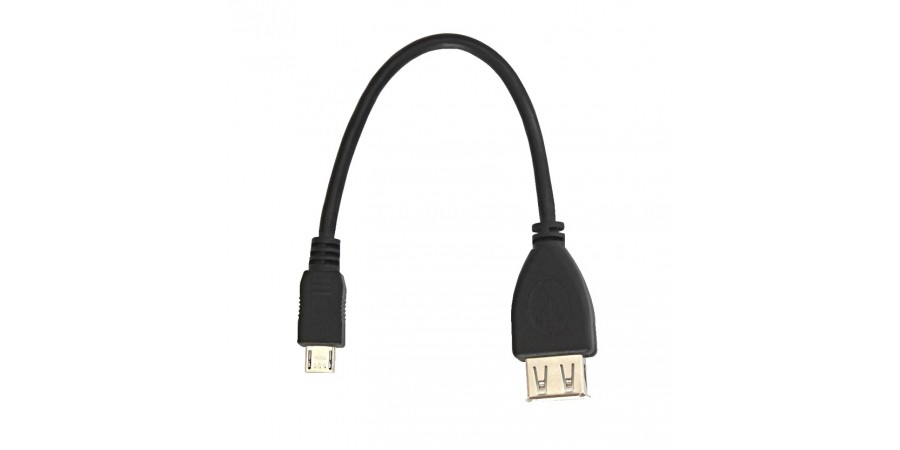 KABEL USB MICRO BM->AF USB 2.0 OTG 15cm