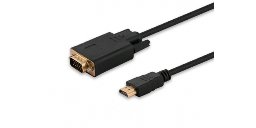 Kabel HDMI Savio CL-103 19pin męski - VGA męski 1,8m