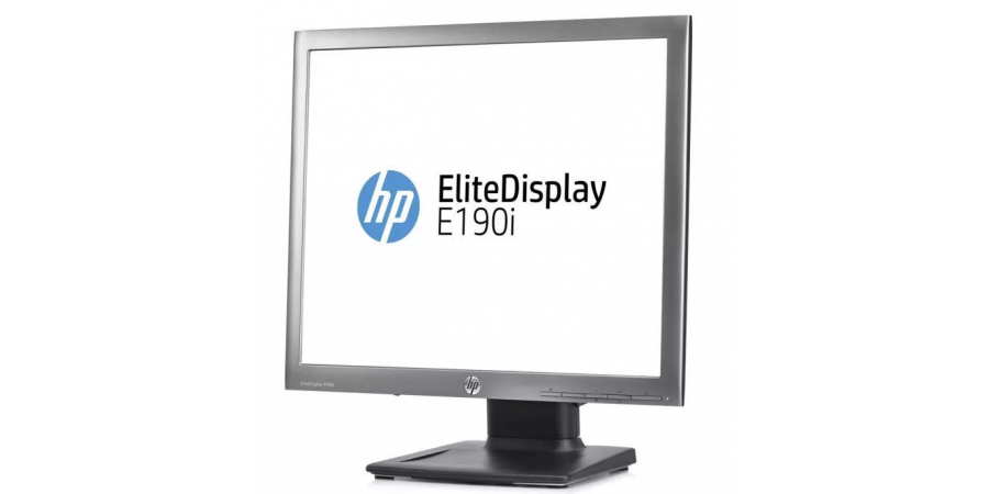 HP E190i 19 (1280x1024) IPS M1/O1 SILVER/BLACK VGA DVI-D DP LED PIVOT