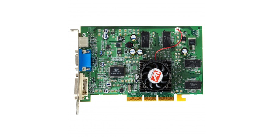 ATI RADEON 9100 128MB (DDR) AGP DVI VGA HIGH PROFILE