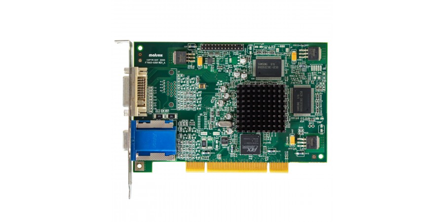 MATROX MGA G450 32MB (DDR) PCIe x16 DVI VGA HIGH PROFILE