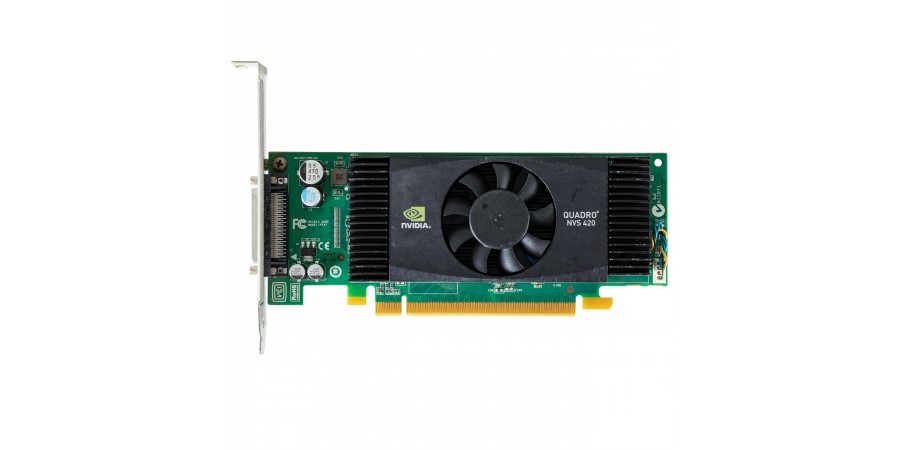 NVIDIA QUADRO NVS420 512MB (GDDR3) PCIe x16 VHDCI HIGH PROFILE