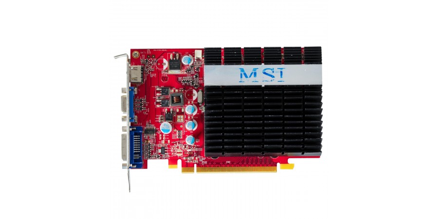 MSI GEFORCE 9400GT 512MB (DDR3) PCIe x16 DVI VGA HDMI HIGH PROFILE