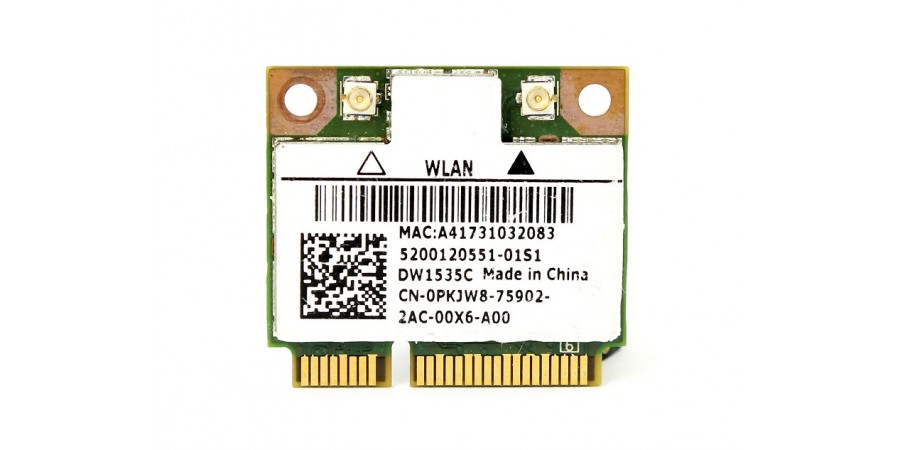 DELL 1535C WIFI BT ARS263 PKJW8 half-miniPCI-E 802.11a/b/g/n BT