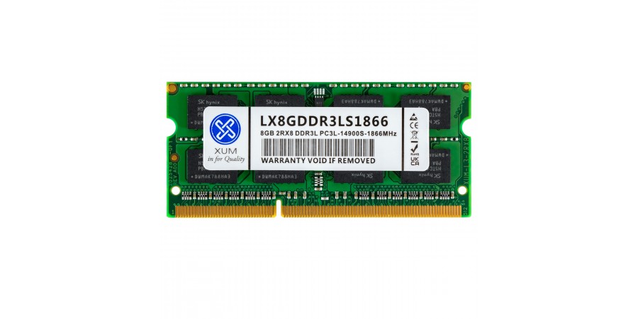 HYNIX (XUM) 8GB DDR3L SODIMM PC3-12800S 1600MHz 1,35V 2Rx8NEW