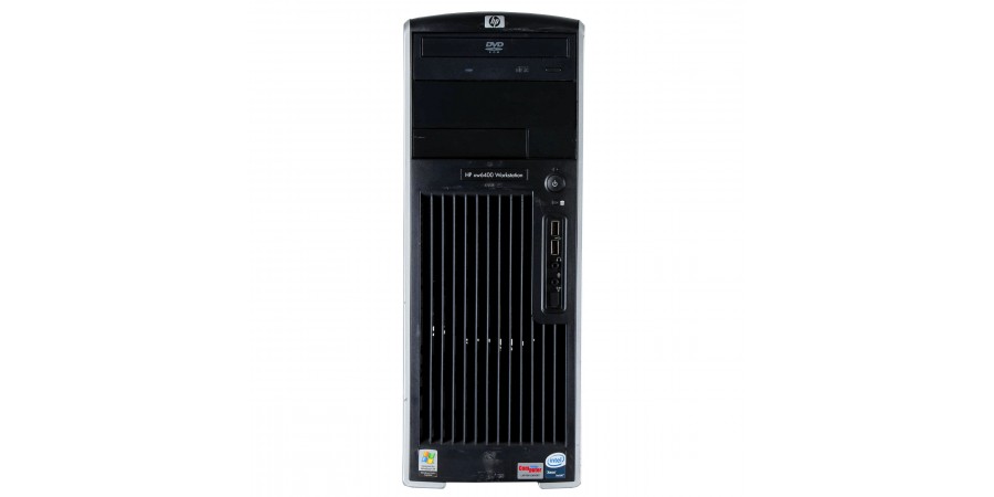 HP WORKSTATION XW6400 2x QUADCORE INTEL XEON 1860 nVidia Quadro NVS 285 (128MB) 8192 (DDR2) 500GB (SATA) DVD WIN 7/10 PRO TOWER