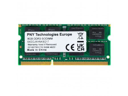 PNY 8GB DDR3L SODIMM PC3-12800 1600MHz 1,35V CL11