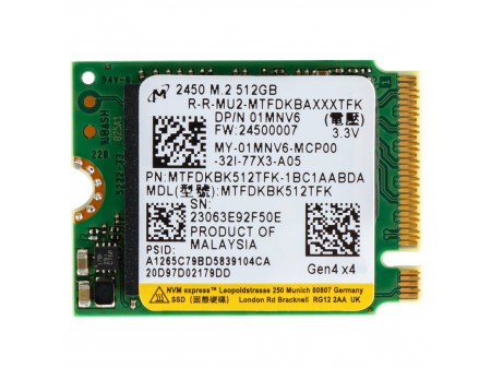 DYSK SSD Micron 2450 512GB M.2 PCIe Nvme