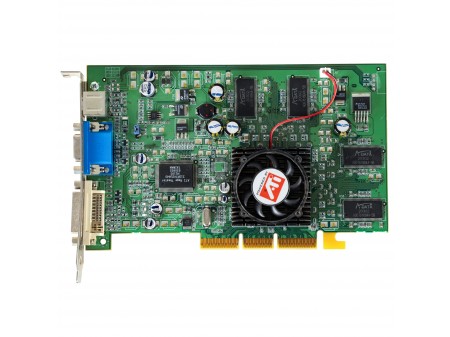 ATI RADEON 9100 128MB (DDR) AGP DVI VGA HIGH PROFILE