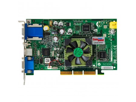 NVIDIA GEFORCE4 MSI MX460 64MB (DDR) AGP 2xVGA HIGH PROFILE